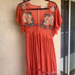 Cleobella Coral maxi dress